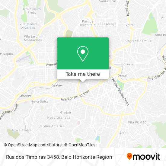 Rua dos Timbiras 3458 map