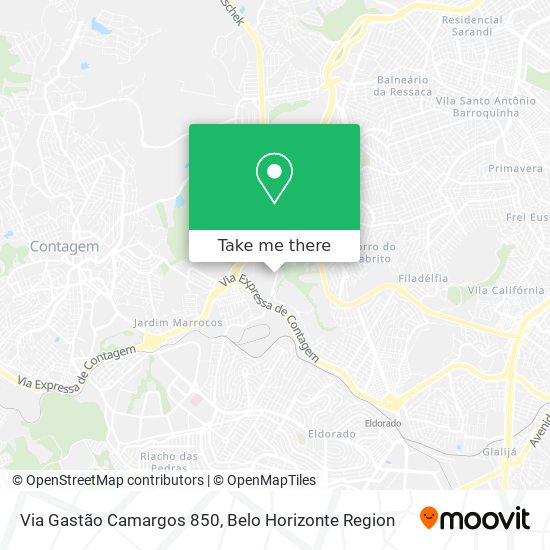 Via Gastão Camargos 850 map