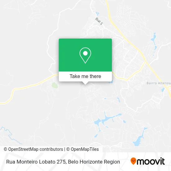 Rua Monteiro Lobato 275 map