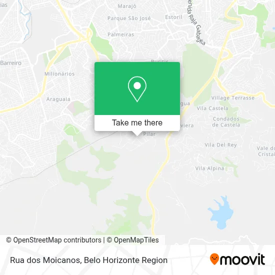 Rua dos Moicanos map