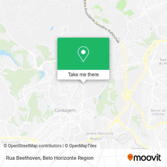 Rua Beethoven map