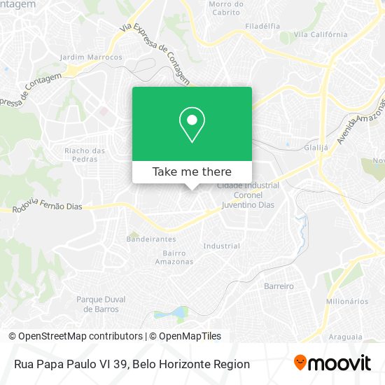 Rua Papa Paulo VI 39 map