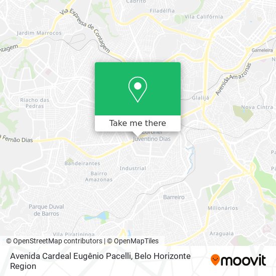 Avenida Cardeal Eugênio Pacelli map