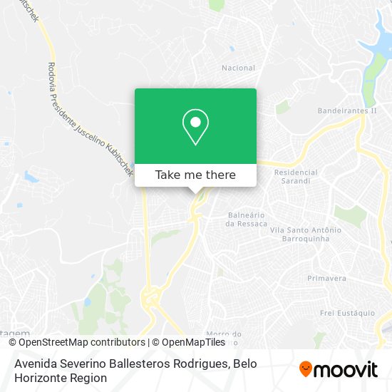 Avenida Severino Ballesteros Rodrigues map
