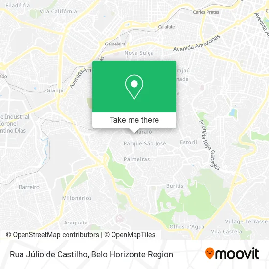 Rua Júlio de Castilho map