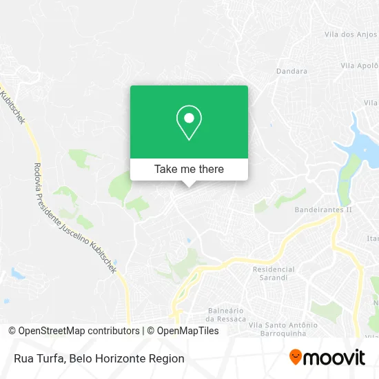 Rua Turfa map