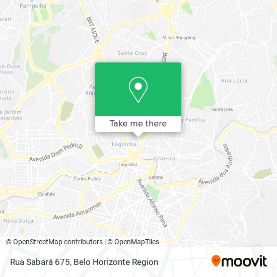 Rua Sabará 675 map