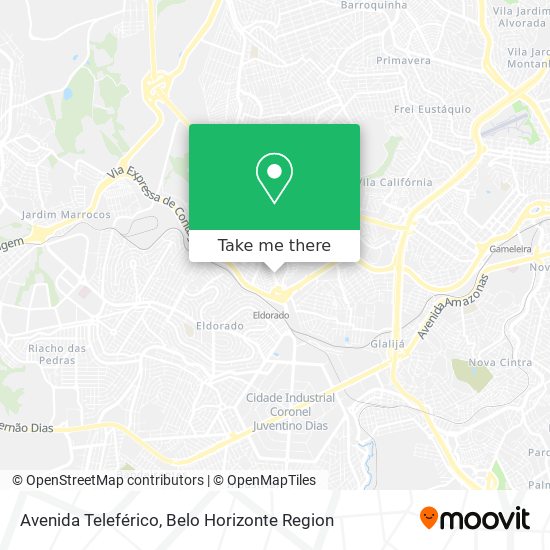 Avenida Teleférico map