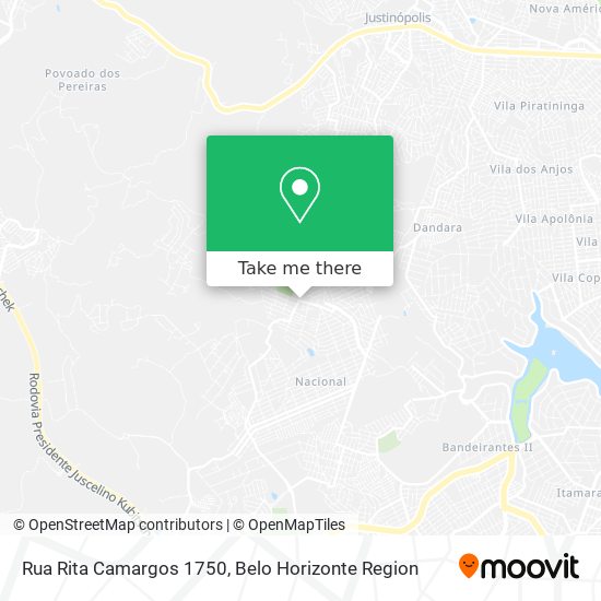Rua Rita Camargos 1750 map