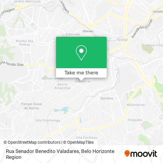 Rua Senador Benedito Valadares map