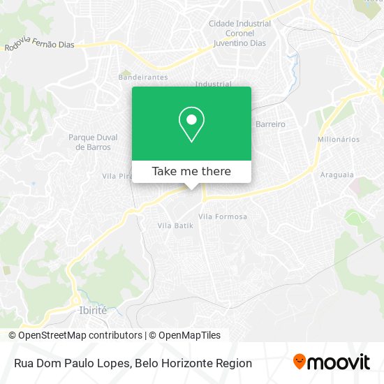 Rua Dom Paulo Lopes map