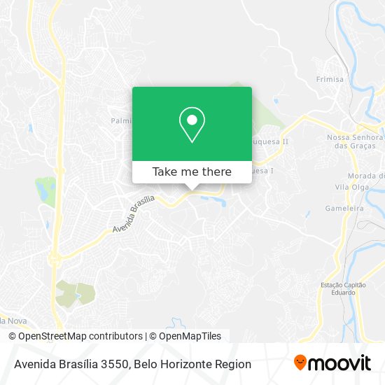 Avenida Brasília 3550 map
