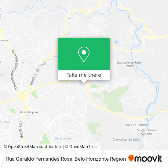 Rua Geraldo Fernandes Rosa map
