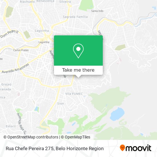 Rua Chefe Pereira 275 map