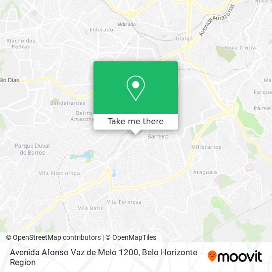Avenida Afonso Vaz de Melo 1200 map