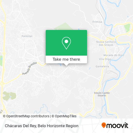 Chácaras Del Rey map