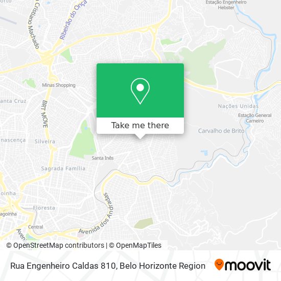 Rua Engenheiro Caldas 810 map