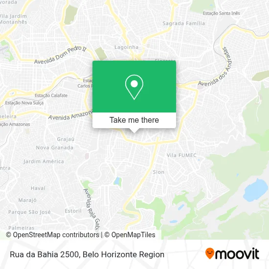 Rua da Bahia 2500 map