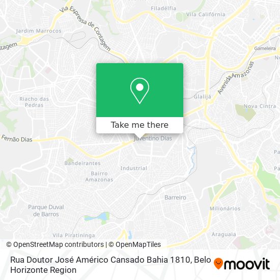 Rua Doutor José Américo Cansado Bahia 1810 map