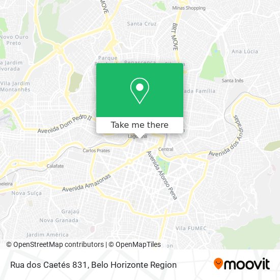Rua dos Caetés 831 map