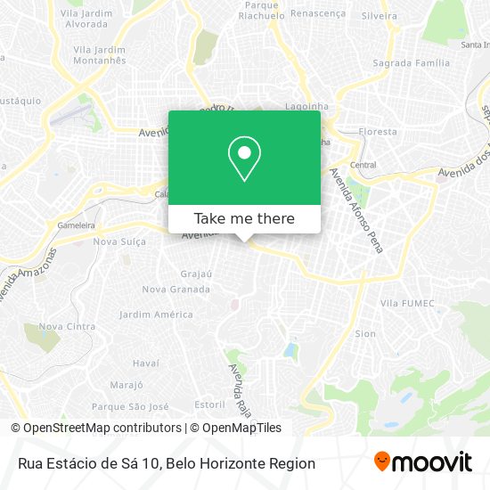 Rua Estácio de Sá 10 map