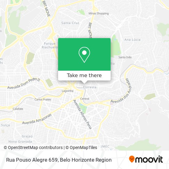 Rua Pouso Alegre 659 map