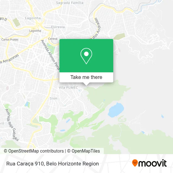 Rua Caraça 910 map