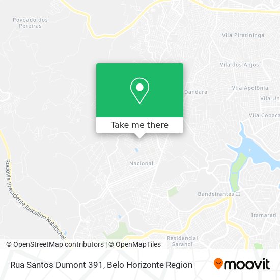 Rua Santos Dumont 391 map