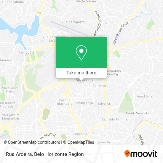 Rua Aroeira map