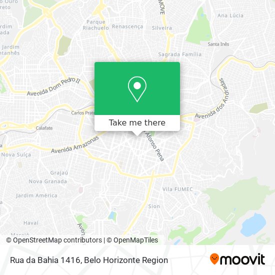 Rua da Bahia 1416 map