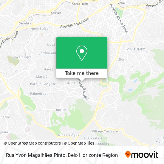 Rua Yvon Magalhães Pinto map