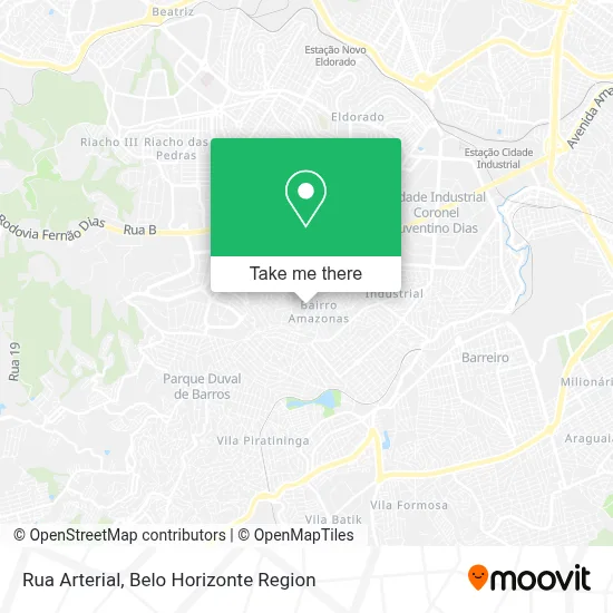 Rua Arterial map