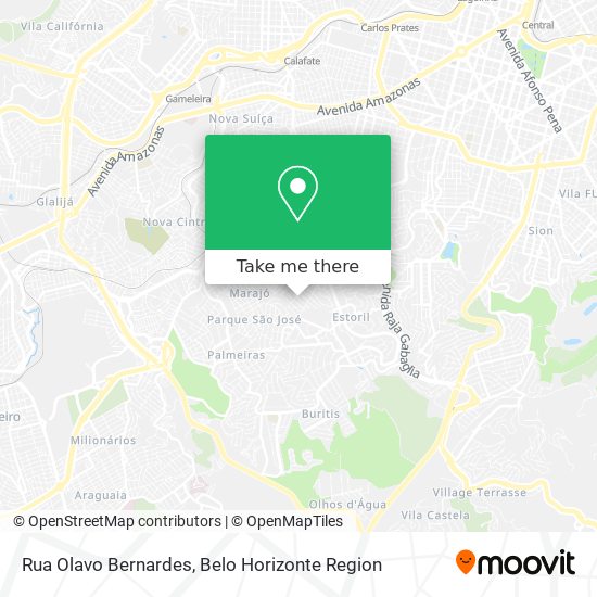 Rua Olavo Bernardes map