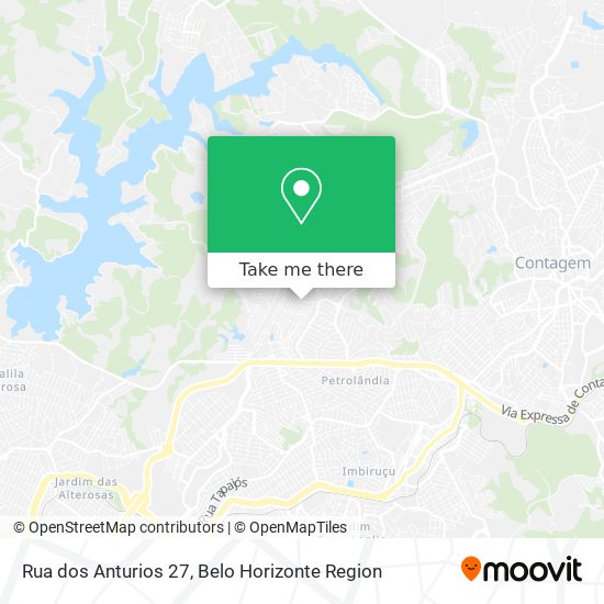 Rua dos Anturios 27 map