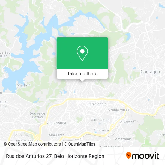 Rua dos Anturios 27 map