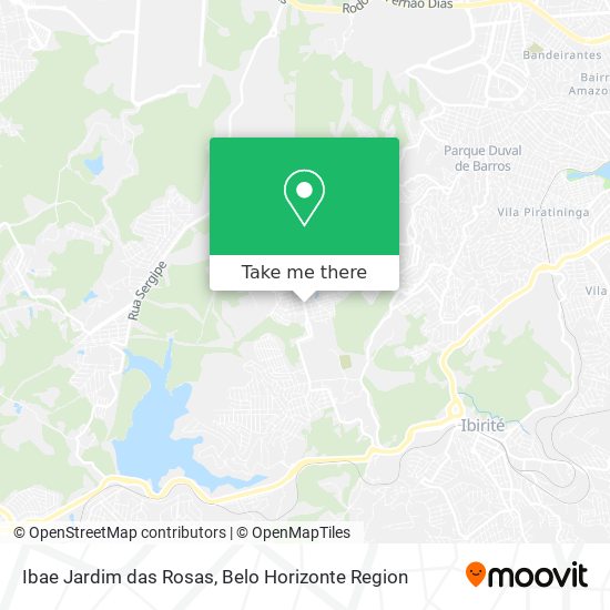Ibae Jardim das Rosas map