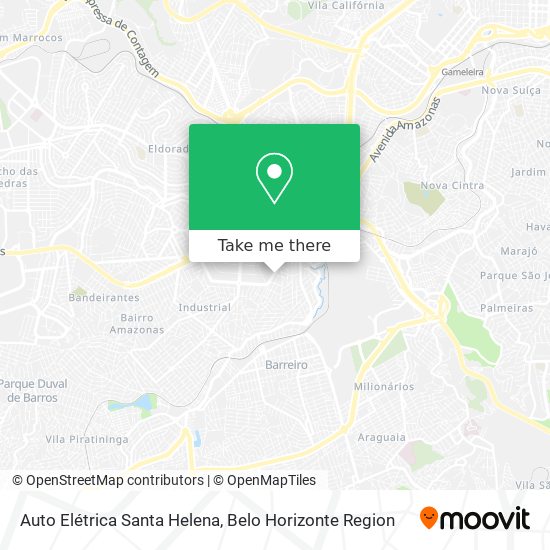 Auto Elétrica Santa Helena map