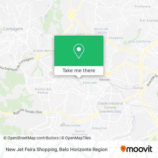 New Jet Feira Shopping map