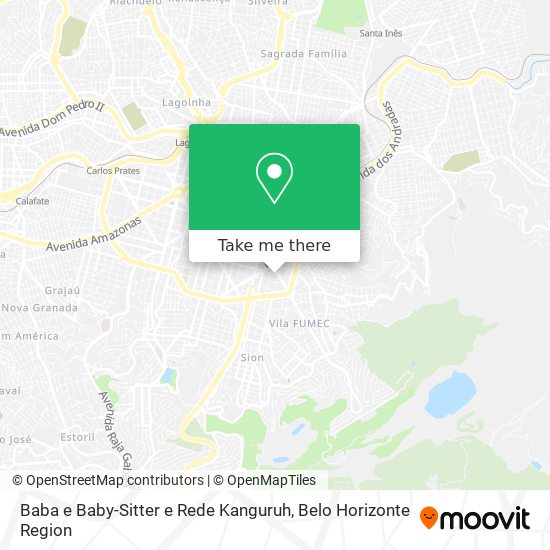 Baba e Baby-Sitter e Rede Kanguruh map