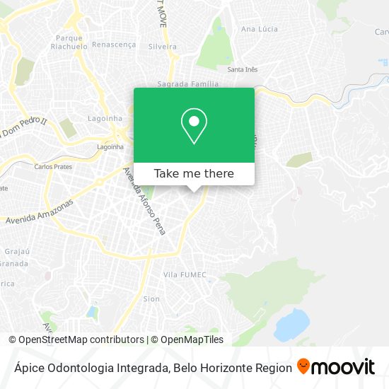 Ápice Odontologia Integrada map