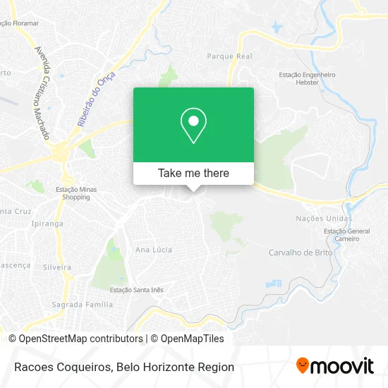 Racoes Coqueiros map