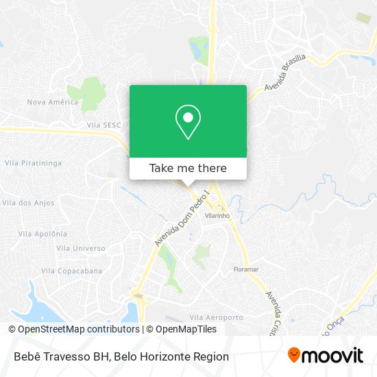 Bebê Travesso BH map