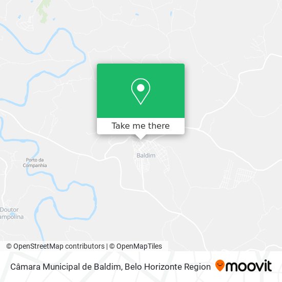 Câmara Municipal de Baldim map