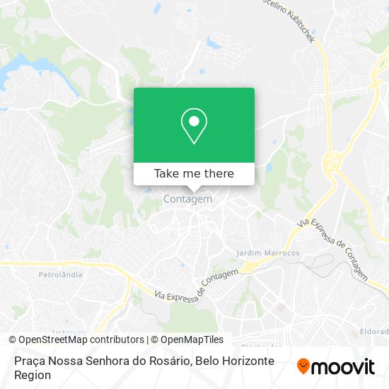 Mapa Praça Nossa Senhora do Rosário