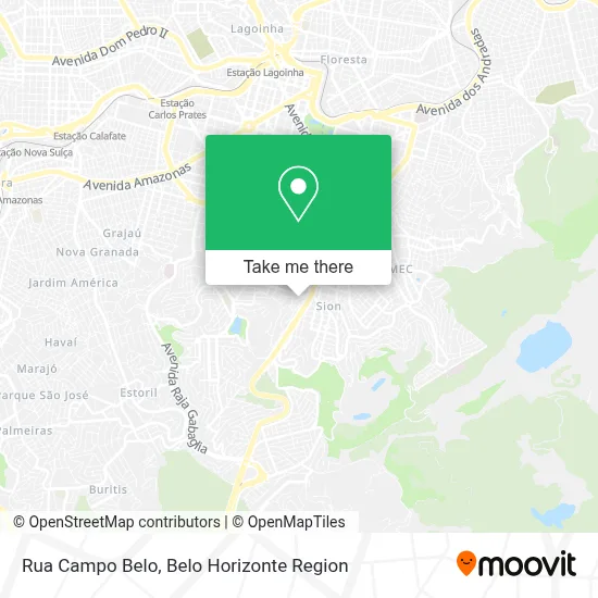 Rua Campo Belo map
