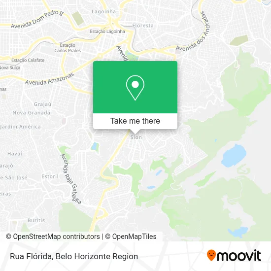 Rua Flórida map