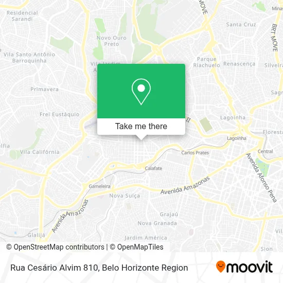 Rua Cesário Alvim 810 map