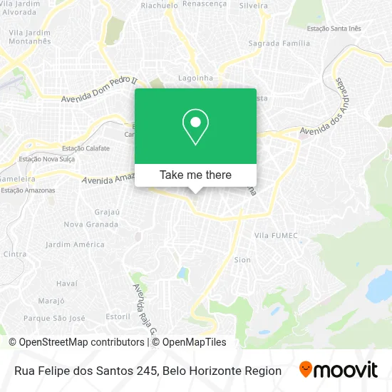 Rua Felipe dos Santos 245 map