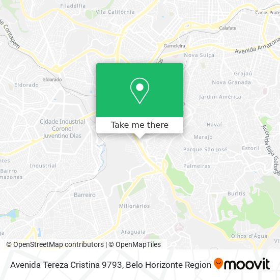 Avenida Tereza Cristina 9793 map