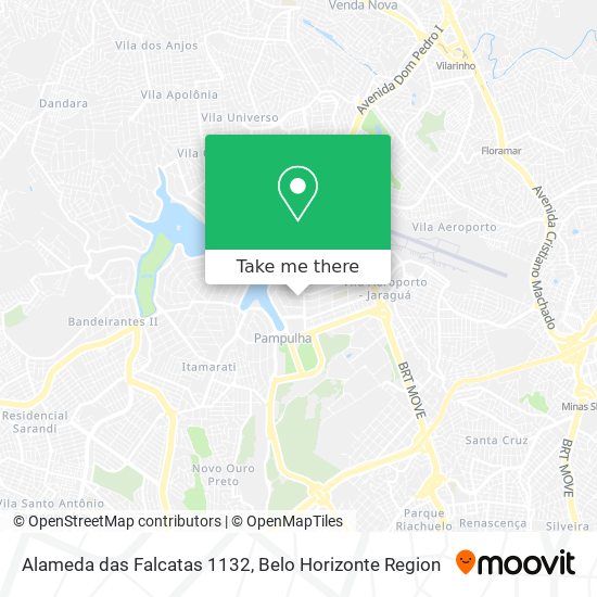 Alameda das Falcatas 1132 map